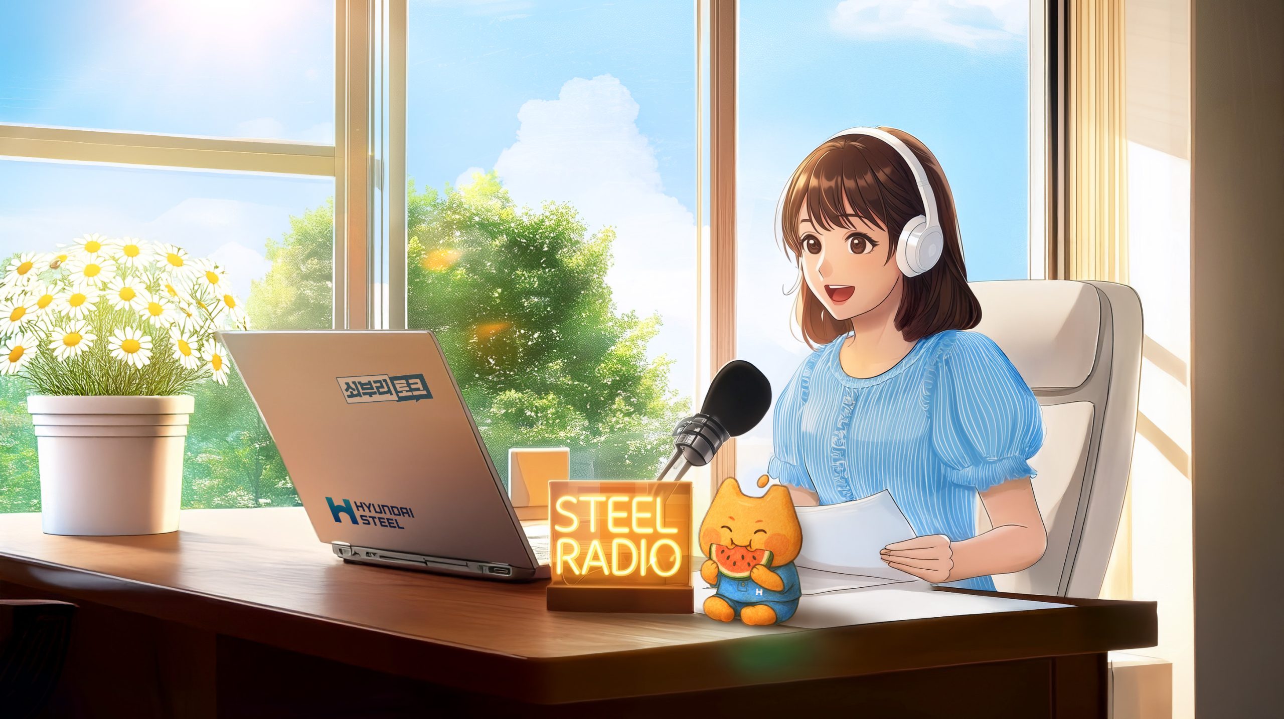 변화를 위해 노력하는 한동준 매니저를 칭찬합니다.